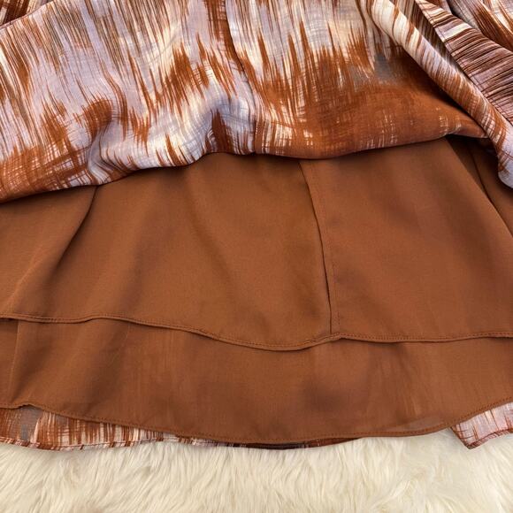 Elizabeth and James Molly Printed Open Back Sleeveless Halter Dress 8 NWOT - Picture 8 of 15